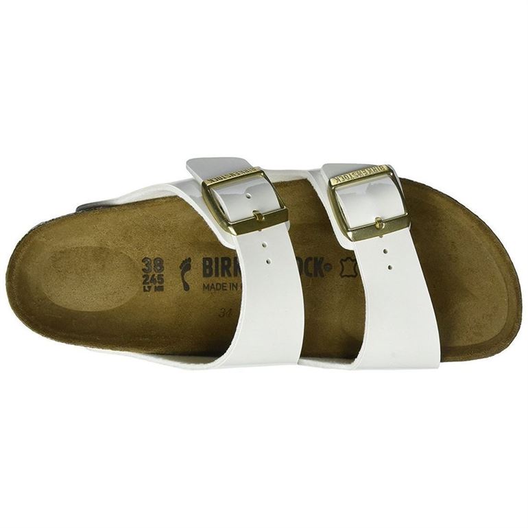 Sandales femme Birkenstock arizona f blanc VoShoes