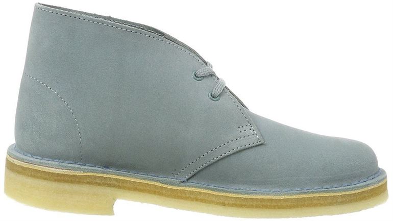 74YA3SD1 DESERT BOOT:Bleu/Cuir/Cuir/Crêpe/Bleu