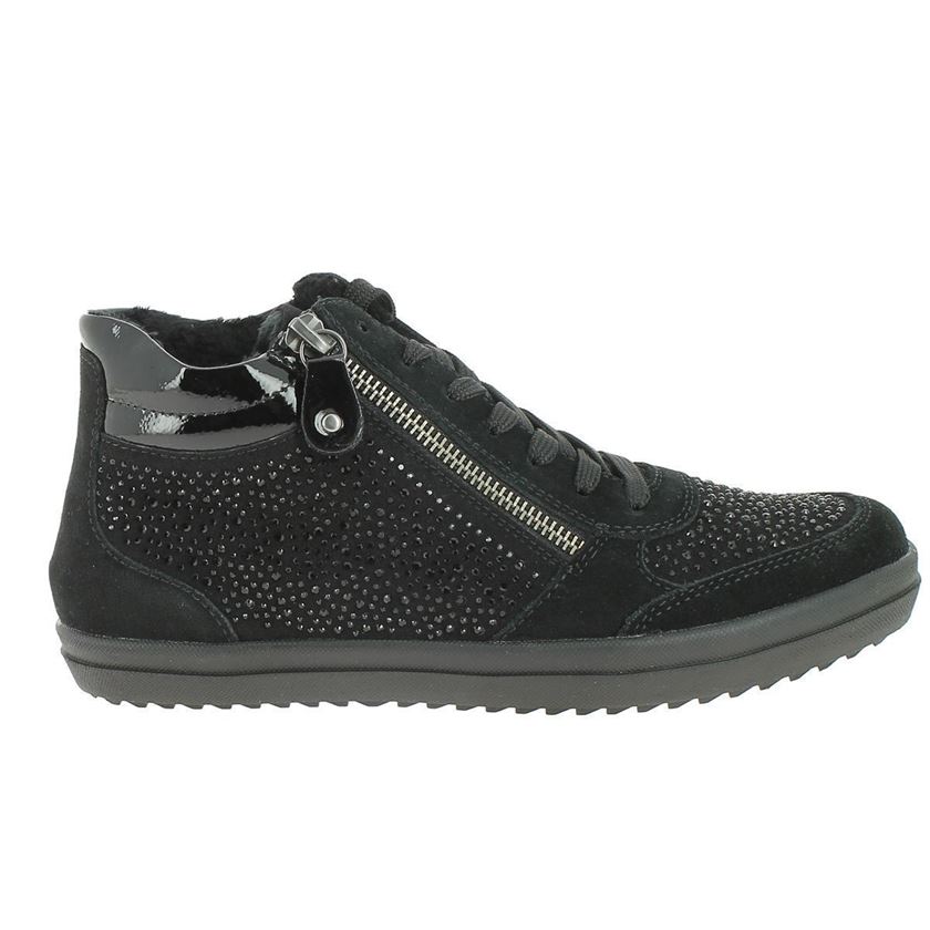 ERA59 R6687:Noir/Cuir, Synthétique/Textile/Synthétique/Noir