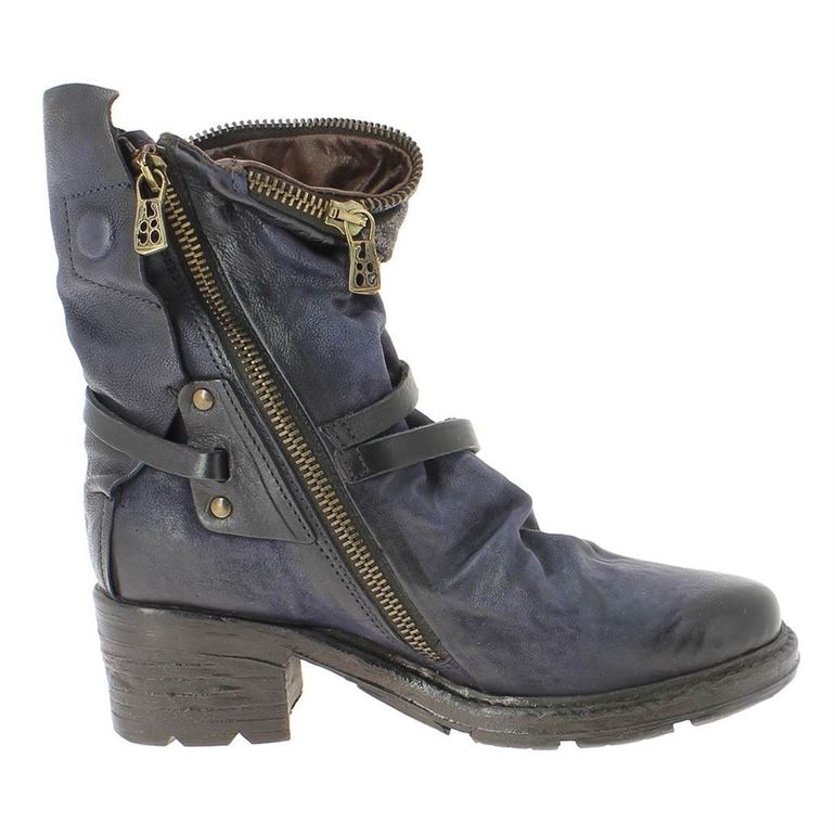 GOLDEN EYELETS 261203-103:Bleu/Cuir/Cuir/Synthétique/Bleu