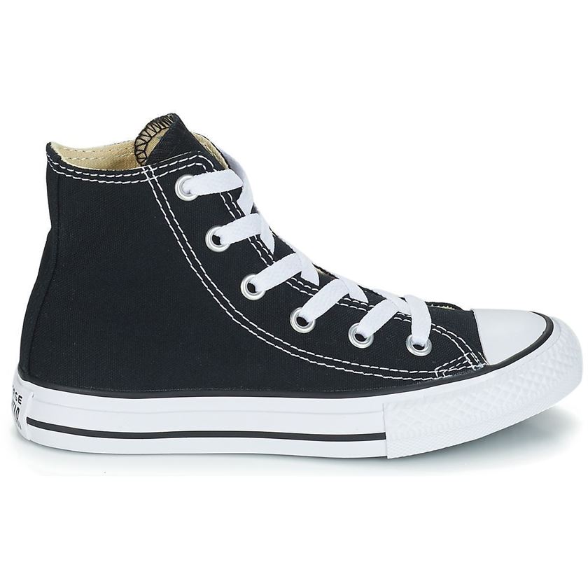 TENNIS ELLY CTAS ALL STAR HI:Noir/Textile/Textile/Caoutchouc/Noir