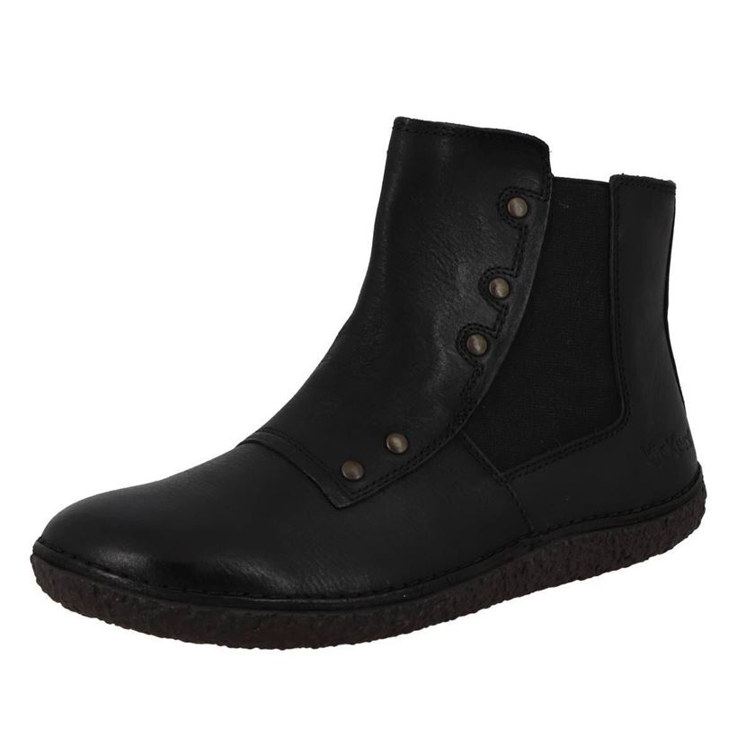 Bottines femme Kickers happli noir VoShoes
