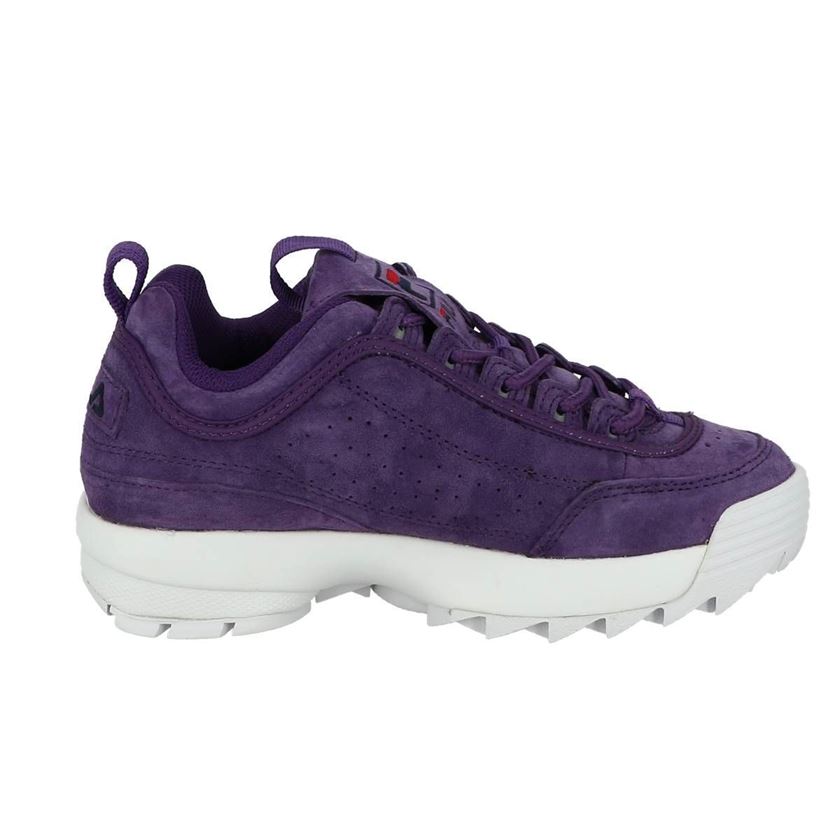 76RA4BB1 DISRUPTOR S LOW WMN:Violet/Cuir/Textile/Caoutchouc/Violet