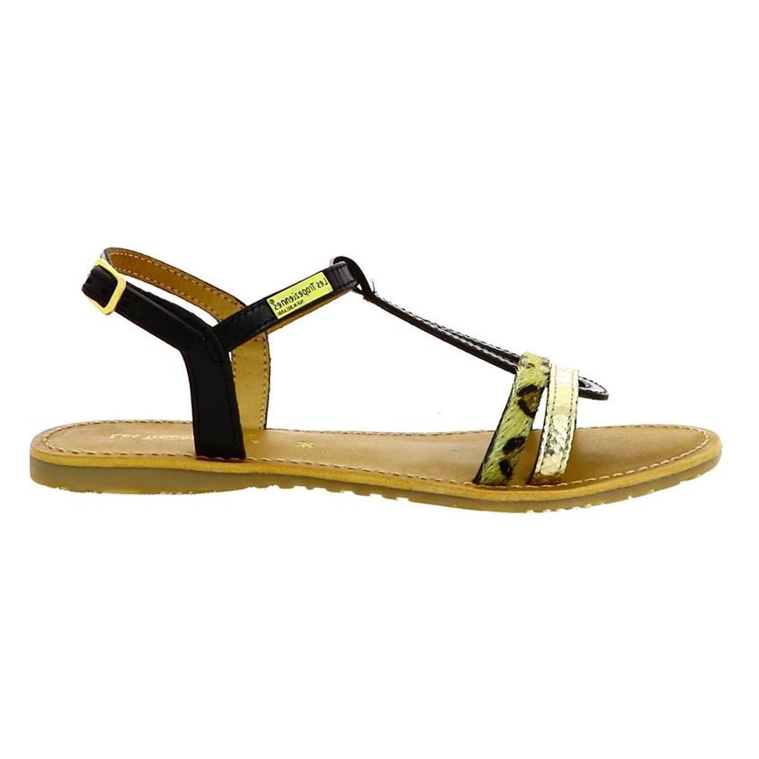 DAMIA HAGO:Noir/Cuir/Cuir/Caoutchouc/Noir