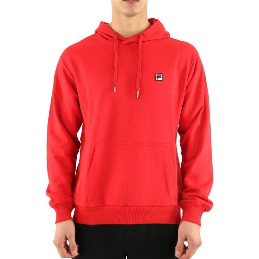 TENNIS ROMY VICTOR HOODY:Rouge/Coton/Coton/ND/Rouge