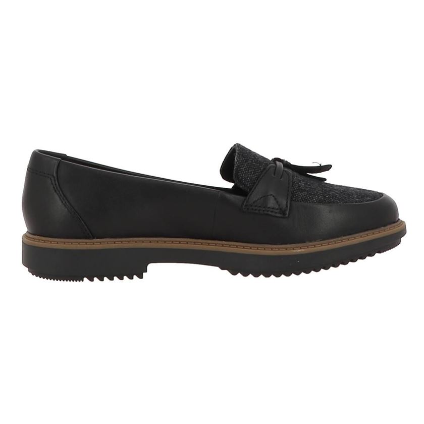 Mocassin cuir femme clarks top