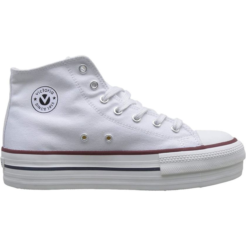 TENNIS ROMY TRIBU DOBLE BOTIN LONA:Blanc/Textile/Textile/Caoutchouc/white