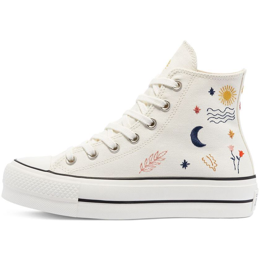 Baskets mode femme Converse chuck taylor all star lift blanc