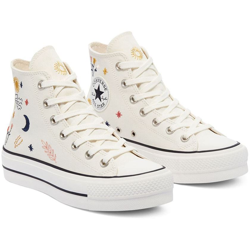 Baskets mode femme Converse chuck taylor all star lift blanc