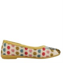 DAMIA 60404:Multicolore/Velours/Textile/Caoutchouc/Jaune