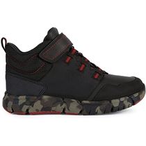 CROCBAND J FLEXYPER BOY B ABX:Noir/Cuir, Synthétique/Textile/Caoutchouc/Camouflage