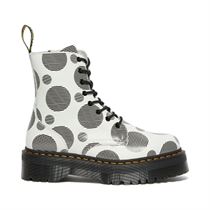 78RA4BE4-ZSB23 JADON POLKA:Blanc/Cuir/Cuir, Textile/Pvc/Noir/blanc