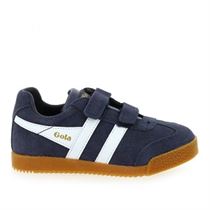 33625 HARRIER STRAP:Bleu/Cuir/Textile/Caoutchouc/blanc