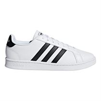 CORALIE GRAND COURT:Blanc/Cuir/Textile/Caoutchouc/White Multi