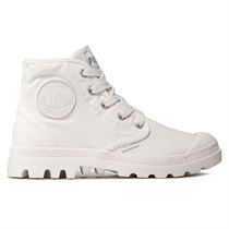 SNEAKER LACEUP CO PAMPA HI:Blanc/Coton/Textile/Caoutchouc/white