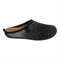 EDERLA LOW CUT 6862:Noir/Laine/Cuir/Caoutchouc/Gris