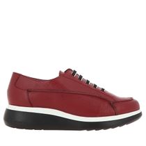 22112-42 A9731:Rouge/Cuir/Cuir/Caoutchouc/Red
