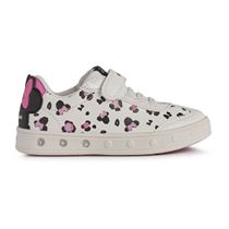 CALMONT FUCHSIA J SKYLIN G. E:Blanc/Cuir/Textile/Synthétique/Noir