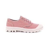 PALLADIUM PAMPA OXFORD RoseCotonTextileCaoutchoucRose