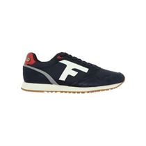 COURTSET ELM SYN WOVEN SUEDE:Bleu/Cuir, Textile/Cuir, Textile/Caoutchouc/navy