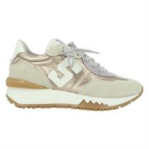 LARA MANTCH:Beige/Cuir, Synthétique/Cuir/Caoutchouc/Multicolore