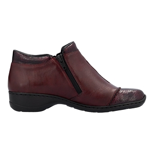 CORALIE 58388:Bordeaux/Cuir, Synthétique/Textile/Synthétique/bordeaux