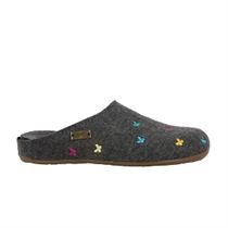DAMIA EVEREST FARFALLINE:Gris/Laine/Feutre de laine/Caoutchouc/Anthracite