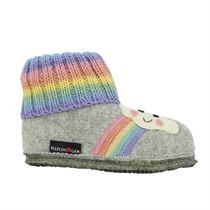 MONE VIRTUAL PINK PIA MED HUTTENSCHUH ALLES WIRD GU:Multicolore/Laine/laine/feutre de laine/grey