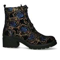 GACZO 41 KALINEO 08C:Bleu/Cuir/Cuir, Textile/Caoutchouc/blue