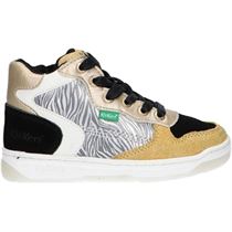 TENNIS ROMY KICKOSTA:Multicolore/Cuir, Synthétique/Textile/Caoutchouc/Zebre