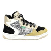 OG H ZIPSS F4I KICKLAX:Multicolore/Cuir, Synthétique/Textile/Caoutchouc/Jaune