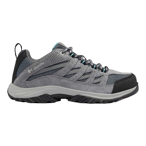 SOCK LACEUP CRESTWOOD W:Gris/Cuir, Textile/Textile/Caoutchouc/grey