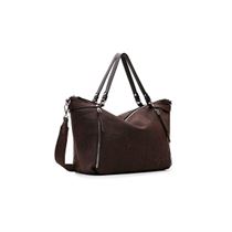 BBRITTON ROAD MID CHELSEA BAG_OLA OLA_LIBIA:Marron/Polyuréthane/Polyester/ND/Marron foncé