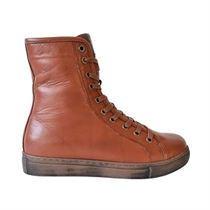 TENNIS ELASTIQUE 0342856:Marron/Cuir/Fourré/Caoutchouc/Kastanie