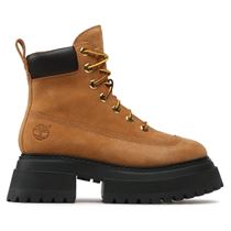 EDERLA LOW CUT TBL SKY 6IN LACE:Marron/Cuir/Textile/Caoutchouc/Wheat