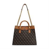 40709 NELL LOGO GIRLFRIEND SATC:Marron/Polyuréthane/Polyester/ND/Cognac
