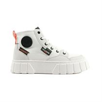 TENNIS ROMY PALLATOWER HI:Blanc/Cuir, Synthétique/Textile/Caoutchouc/white