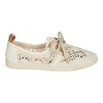 ORLY STONE ONE W  MACRAME:Beige/Textile/Textile/Caoutchouc/Amande
