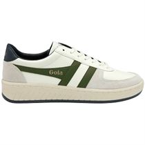 GEL EXCITE 10 GRANDSLAM CLASSIC:Blanc/Cuir/Textile/Caoutchouc/Vert