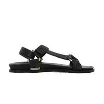 DAMIA CASPY:Noir/Cuir/Cuir/Caoutchouc/black