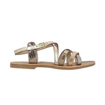 TENNIS ROMY HAPAXGUM:Or/Cuir/Cuir/Caoutchouc/Gold