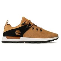 071500 SPRINT TREKR LOW KNIT:Jaune/Cuir, Textile/Textile/Caoutchouc/Wheat