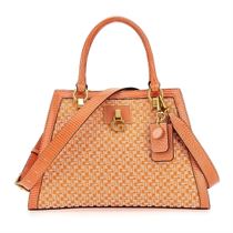 4103352 STEPHI GIRLFRIEND SATCHEL:Orange/Polyuréthane/Textile/ND/Orange