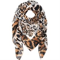 CORALIE KEFIAH 130X130:Marron/Polyester/Polyester/ND/brown