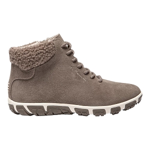 CORALIE JANISSA:Marron/Cuir/Fourré/Caoutchouc/Taupe