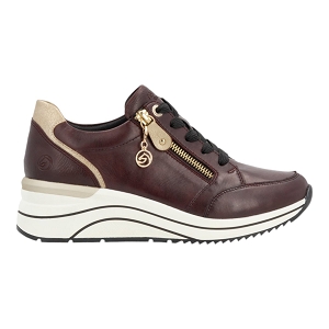 BELIZE D0T03:Rouge/Cuir/Textile/Caoutchouc/cerise