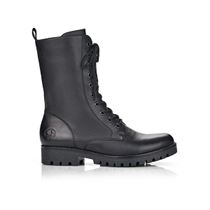 D1C01 78544:Noir/Cuir/Fourré/Caoutchouc/noir