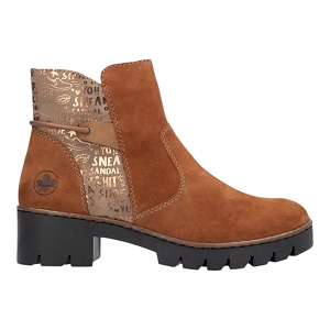 DAMIA X5755:Marron/Cuir/Textile/Synthétique/brown