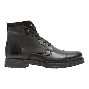 HACROC NOTIF:Noir/Cuir/Cuir, Textile/Caoutchouc/black