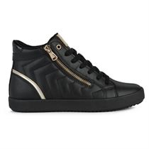 GRIZZLY FRANZL D BLOMIEE:Noir/Cuir/Textile/Caoutchouc/Gold